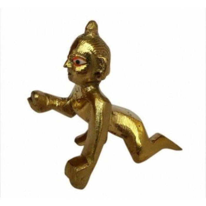 Laddu Bal Gopal with Beautiful Poshak - Image 2