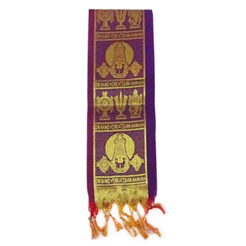Namo Border Kanduva ( Violet ) ( Pack of 2 )