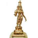 Sri Devi Budevi Sametha Venkateshwara Swamy Brass Idol - Image 2