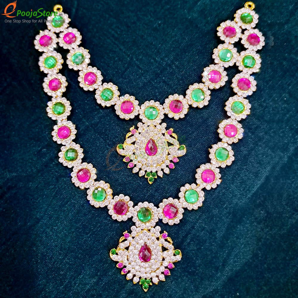 Two Step Stone Necklace Set - Image 3