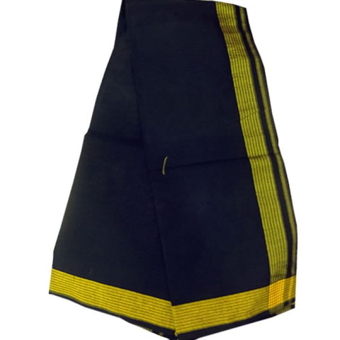 Ayyappa Swamy (Yellow Seer Border Dhoti 1.9mtr) - Image 2
