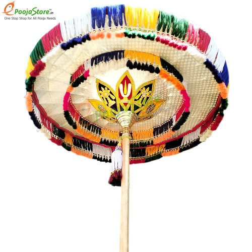 Temple Umbrella / Utsava Umbrella / Temple Kovli Kadai For God with Double Layered