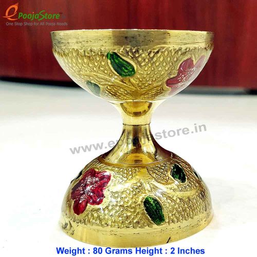 Meenakari Brass Diyas