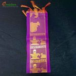 Om Namashivaya Zari Kanduva Purple - Image 2