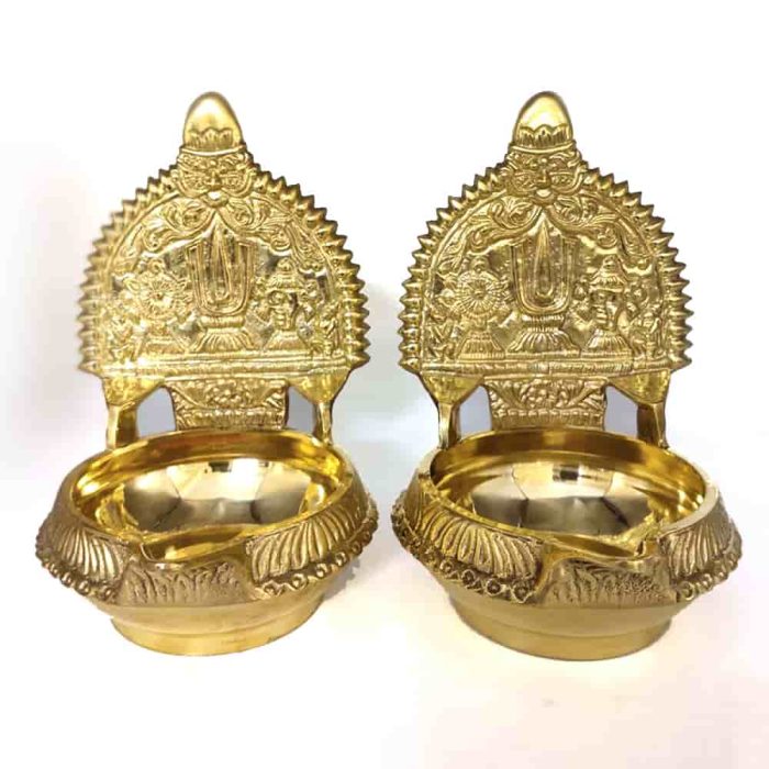 Shanku Nama Chakra Brass Diyas - Image 2