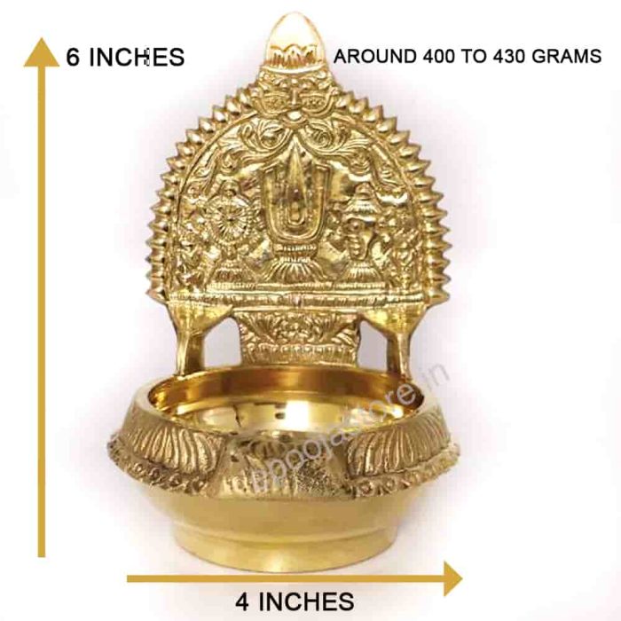 Shanku Nama Chakra Brass Diyas - Image 3