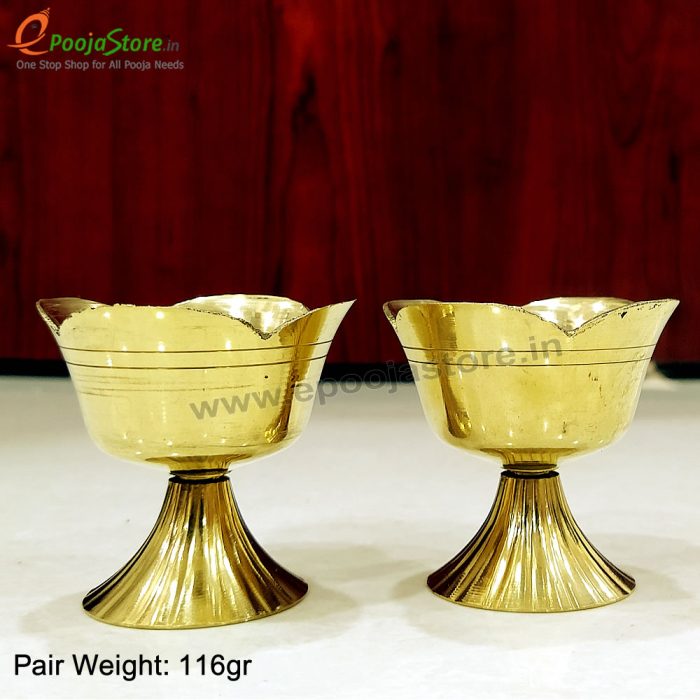 Rose Diyas (Small Size) (Pack Of 2 PCS) - Image 3