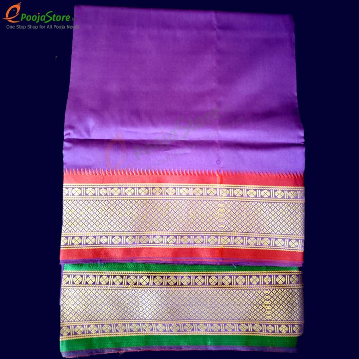 Art Silk Dhothi With Big Border (9*5) - Image 3