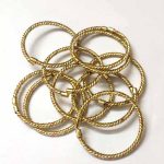 Copper Adjustable  Multi Color Finish Kids Bangles ( Free Size ) - Image 2