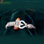 Antique Silver Plated Bracelet / Rakhi - Image 2
