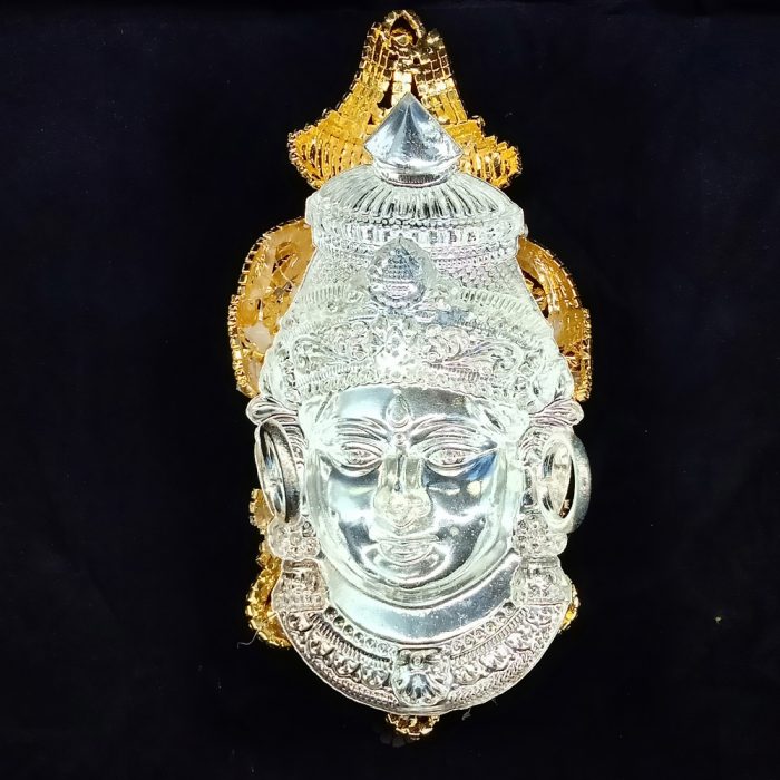 Decorative Ammavari Face (Silver Colour) - Image 2