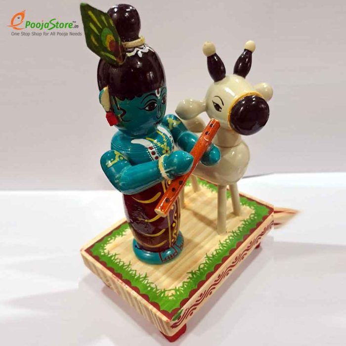 Sri Krishna With Cow - Image 2