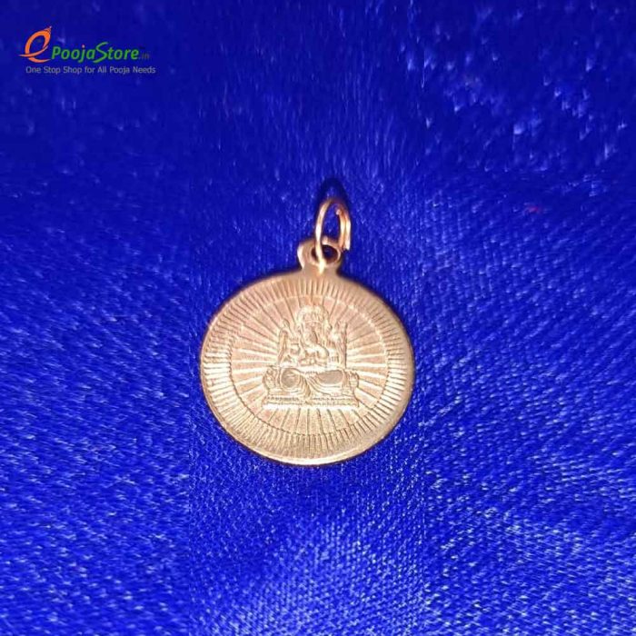 Ayyappa Backside Ganesh Copper Rupu - Image 2