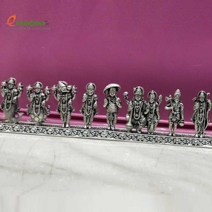 Pure Silver Dashavataram Set - Image 2