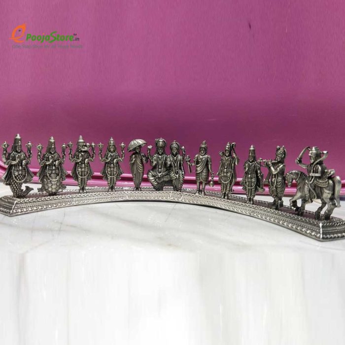 Pure Silver Dashavataram Set - Image 4