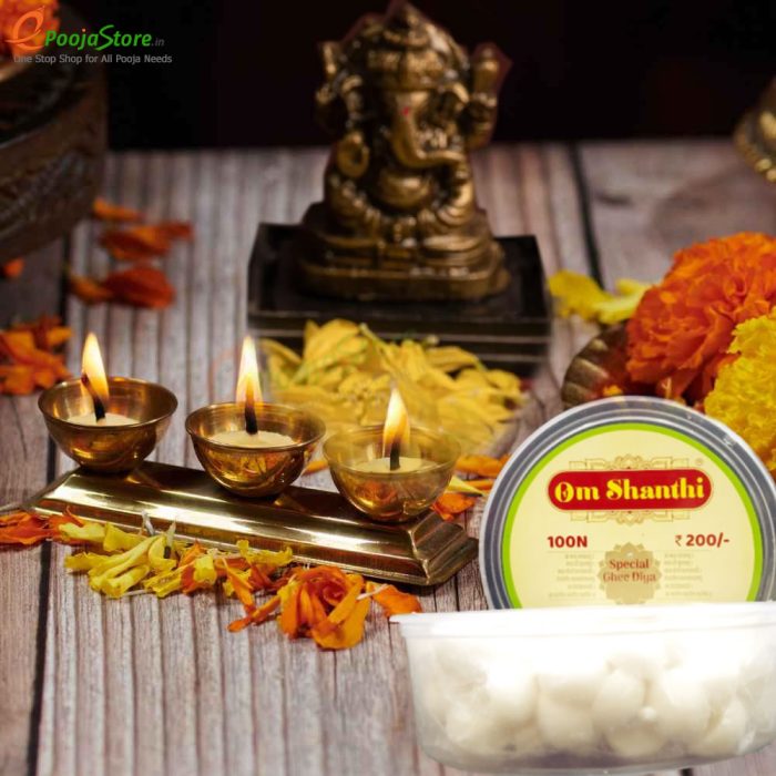Om Shanthi Ghee Diya - Image 3