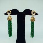 Semi Precious Emerald Necklace Set (10 Layers) - Image 2