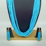 Semi Precious Turquoise Necklace Set (10 Layers) - Image 4