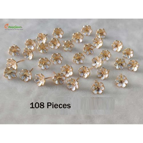 Pure Silver Flowers 108 Pieces