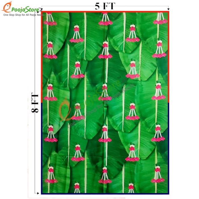 Decorative Background Curtain for Pooja - Image 3