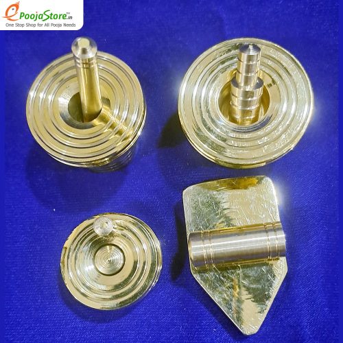 Brass Miniature Gowri Devi Set
