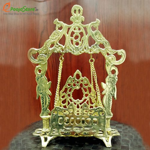 Pure Brass Swing Jhula For God Idols