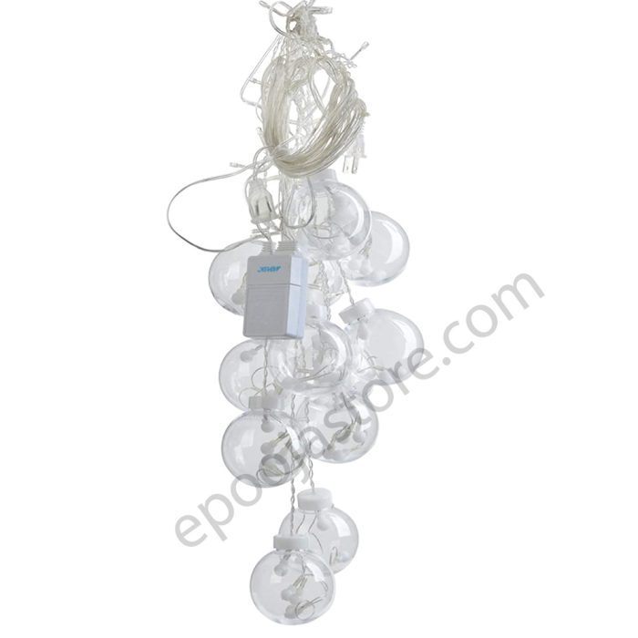 Indoor and Outdoor Window Curtain String Lights - Image 5