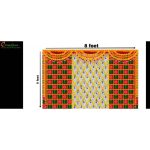 Decorative Background Curtain for Pooja - Image 4