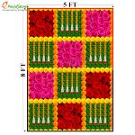 Decorative Background Curtain for Pooja - Image 5