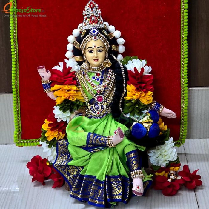 Mahalakshmi Idol (12 Inchs Handmade) - Image 2
