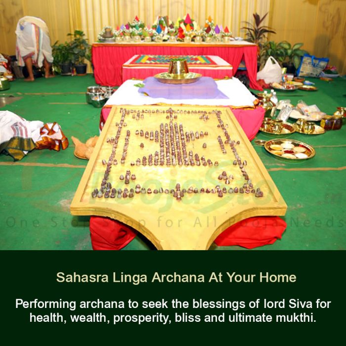 Rudrabhishekam and Mahalinga Archana Pooja Samagri