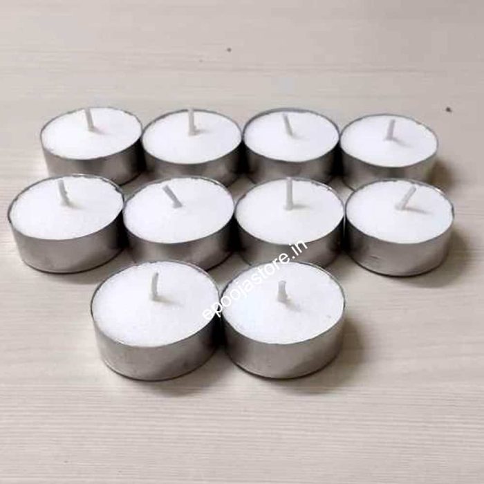 Tea Light Candles (10 pieces,Lead Free) - Image 2