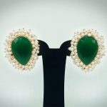 Oxidized Emerald with Studded Pearls - Image 2