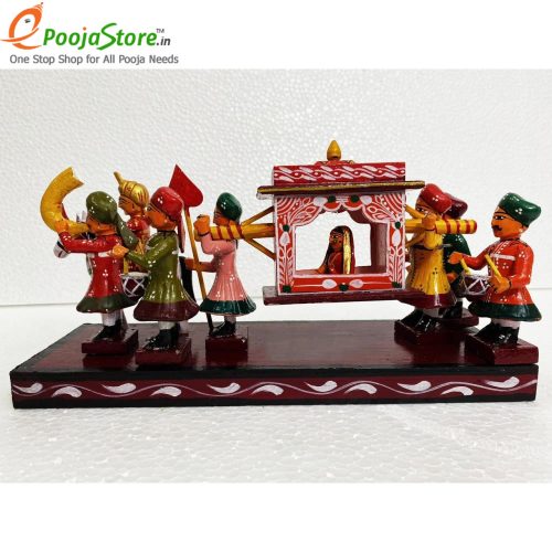 Kondapalli Wooden Pallaki Set