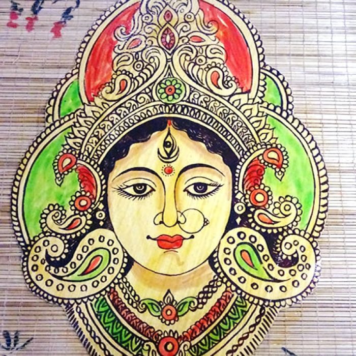 Durga Devi(Bamboo Photo Frame) - Image 2