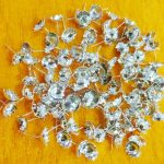Silver Coated Flowers For Lakshmi Devi Pooja (108 Flowers)