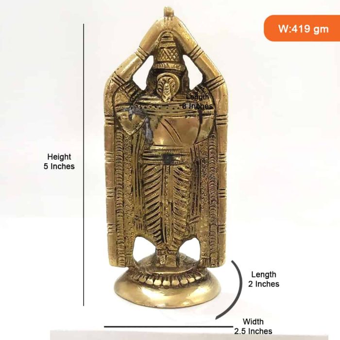 Venkateswara  Swamy Idol (Antique) - Image 2