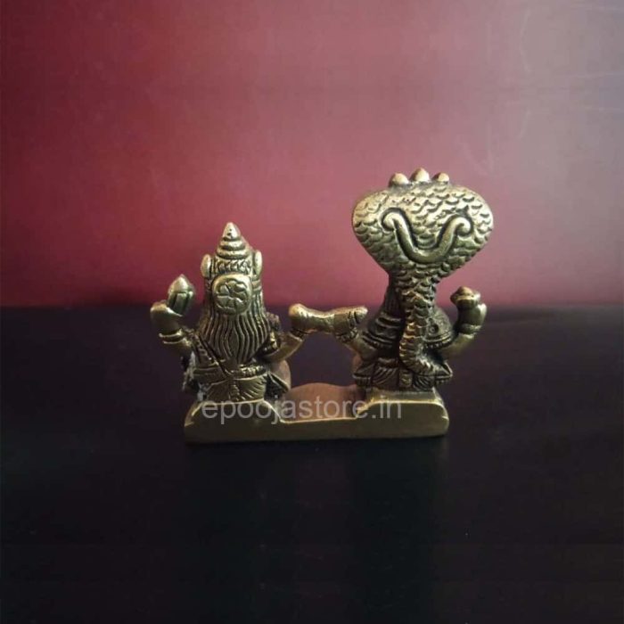 Vishnumurthy Lakshmi Devi Brass Idol (2.5 Inches) - Image 3