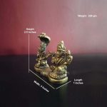 Vishnumurthy Lakshmi Devi Brass Idol (2.5 Inches) - Image 2