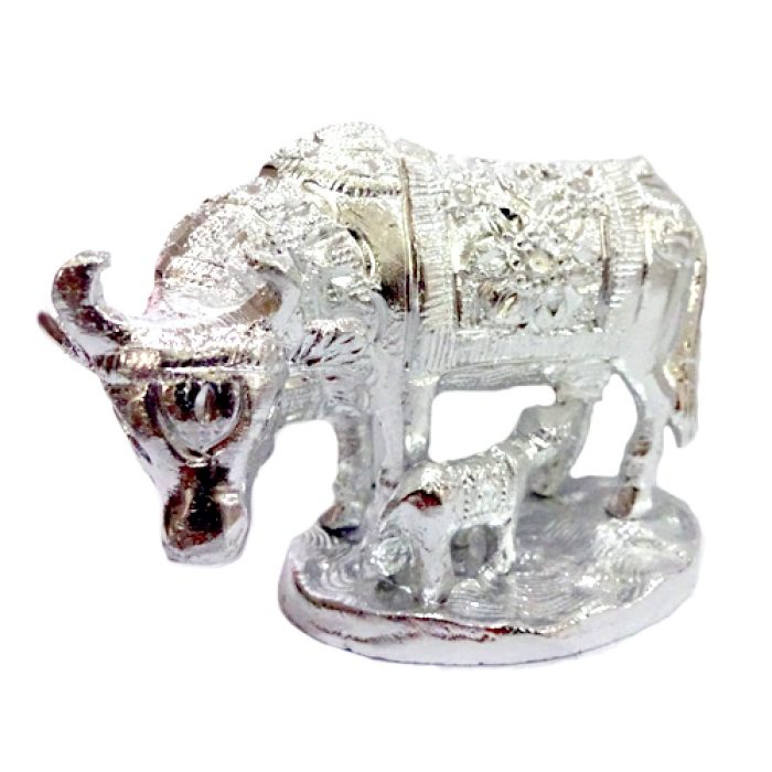 Cow With Calf (German Silver) - Image 2
