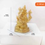 Ganesh God Idol Brass (4.5 inches) Finest Quality - Image 2