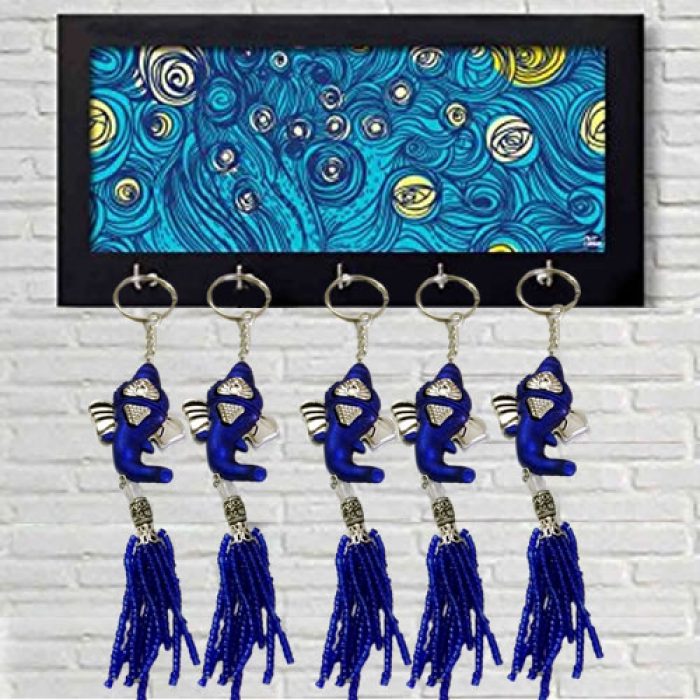 Ganesha Key Chain (Blue) - Image 2