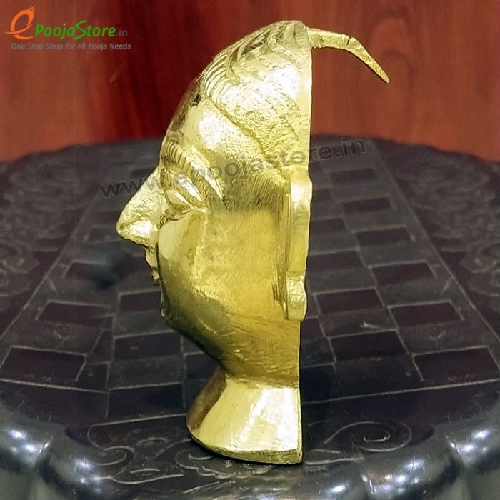 Pure Brass Gowri Devi Ammavari Face (Big Size) - Image 2