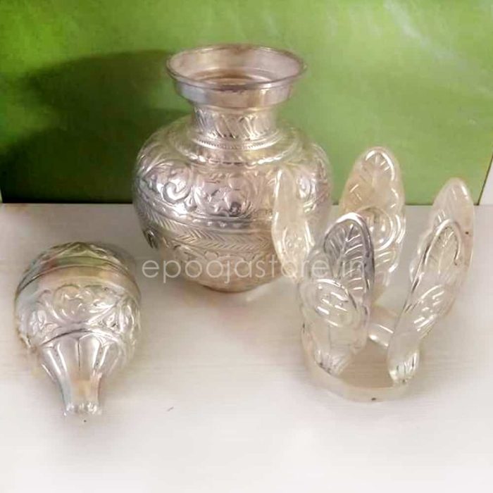 Mangala Kalasham (German Silver Coated) - Image 2