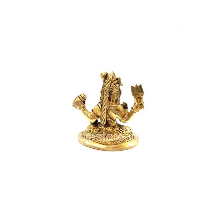 Shiva Bhagavan Idol ( God Shiva Brass Idol Small 2 inches) - Image 2