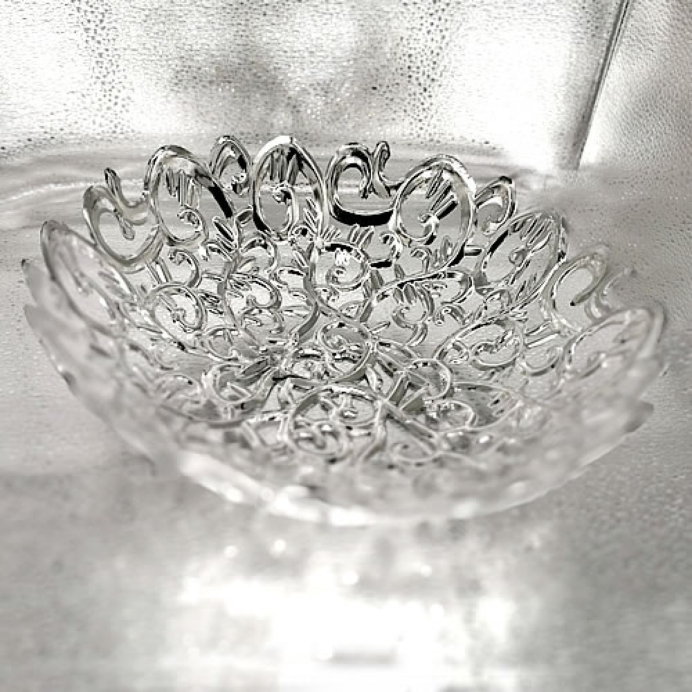 Decorative Round Bowl(Silver Colour) - Image 4