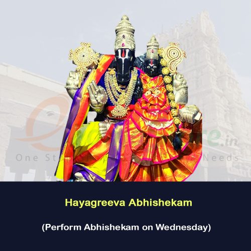 Hayagreeva Abhishekam On Wednesday